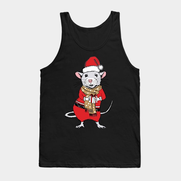 Santa Claus Cute Tank Top by AdeShirts